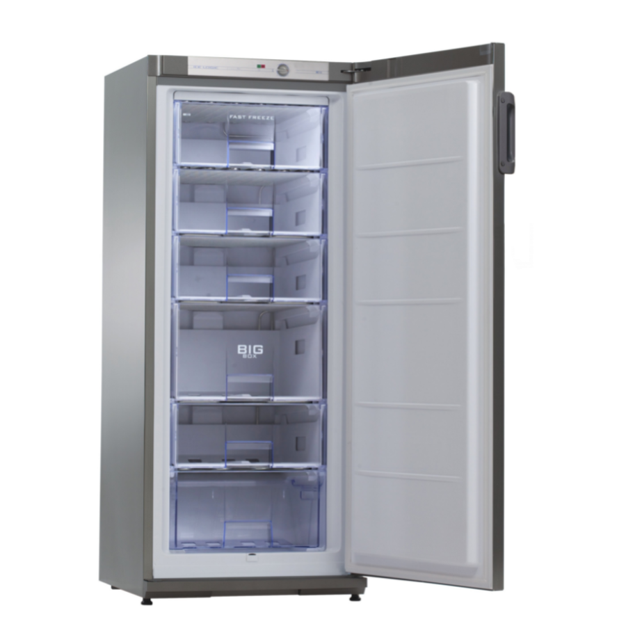 Freezer | stainless steel | 62x60x (h) 145 cm | 202 l