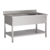 Combisteel Évier | 120x60x85 (H) cm | 2 variantes