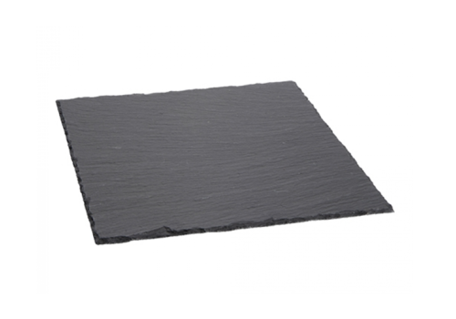  HorecaTraders Plateau de service | 30x30 cm | Ardoise 