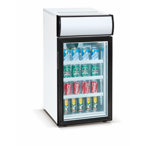  Exquisit Display refrigerator | Black/ White | 50x46x (h) 98 cm | 84 l 