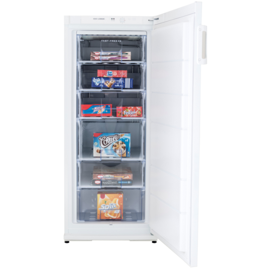 Freezer | White | 62x60x(h)145 cm | 196 L