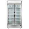 Husky Display freezer | White | 72x120x (h) 223 cm | 771L| No Frost