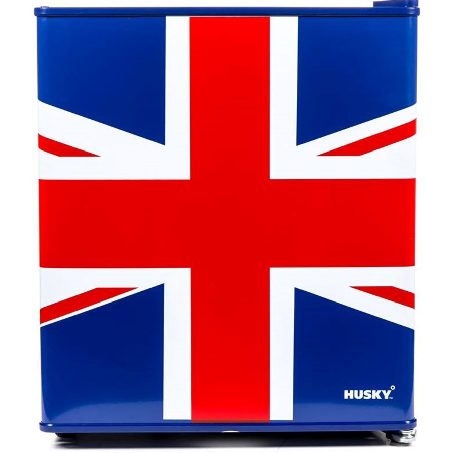 Mini Fridge | Blue/Red | 46x43x (h) 51 cm | 43 l