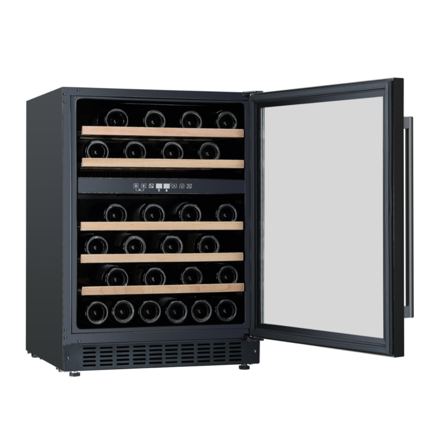 Refroidisseur à vin | Noir | 57x59,5x(h)82,5 cm | 129 L