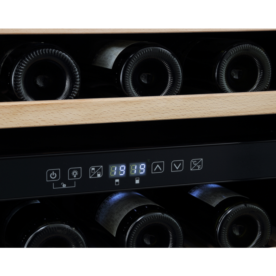 Wine cooler | Black | 57x59.5x(h)82.5 cm | 129 L