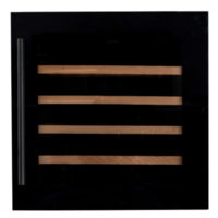 Refroidisseur à vin | Noir | 54,5x54,5x(h)89 cm | 36 bouteilles