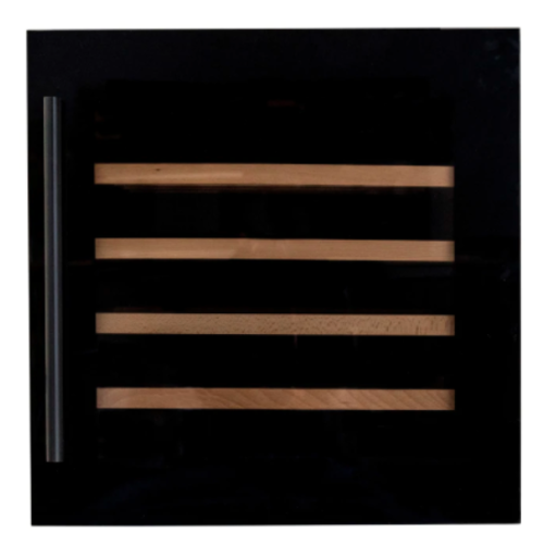  HorecaTraders Refroidisseur à vin | Noir | 54,5x54,5x(h)89 cm | 36 bouteilles 