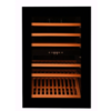 HorecaTraders Wine cooler | Black | 2 temperature zones