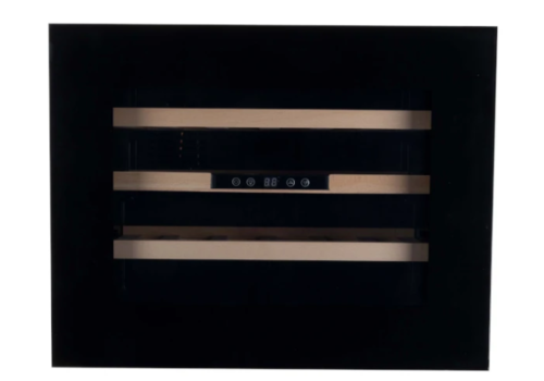  HorecaTraders Cave à vin climatisée encastrable | Noir | 53x54x(h)46 cm 