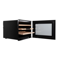 Cave à vin climatisée encastrable | Noir | 53x54x(h)46 cm