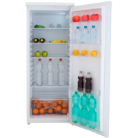 Refrigerator with 5 shelves | White | 58x55x(h)142 cm | 242L