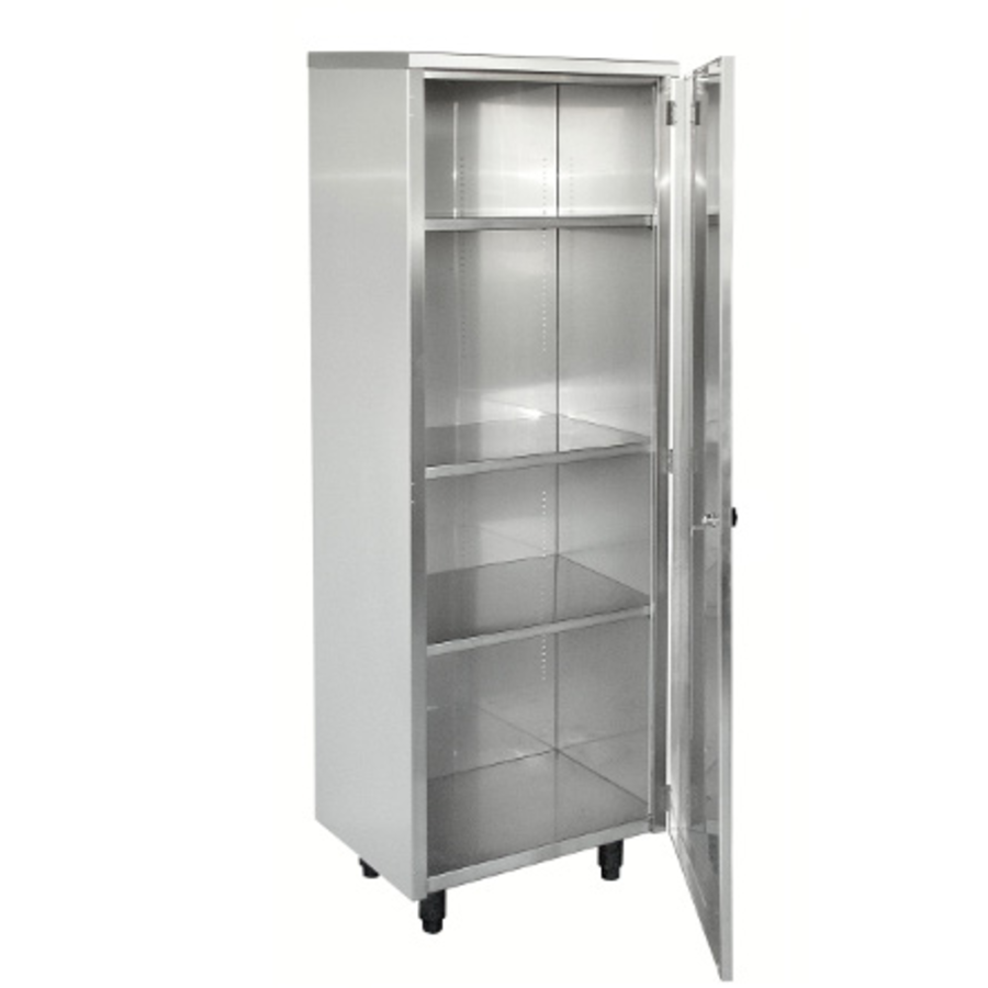 Storage cabinet | stainless steel | 60x48x180 cm