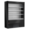 HorecaTraders Refrigerated wall unit | Black | 100x57x200 cm