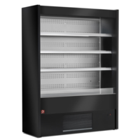Refrigerated wall unit | Black | 100x57x200 cm