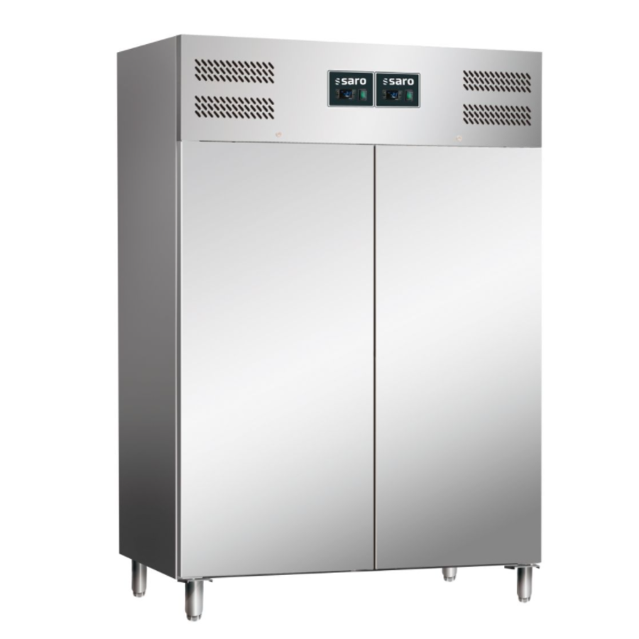 Fridge/freezer combination | stainless steel | 2x 537L | 134x81x (h) 200 cm