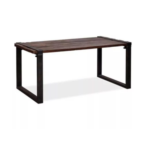  HorecaTraders Table | Brown-black | Hardwood | Low | 220x80x76cm 