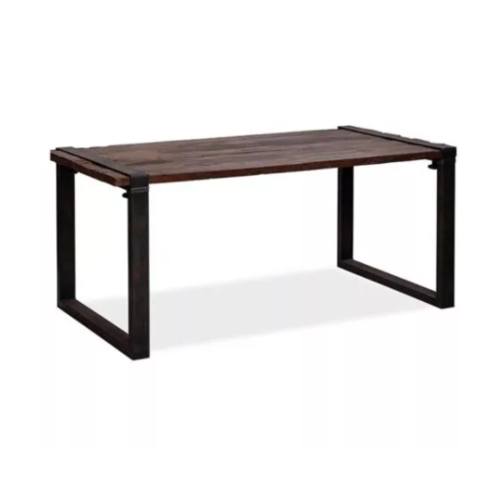  HorecaTraders Tafel  | Bruin-zwart  | Hardhout | Laag |  220x80x76cm 