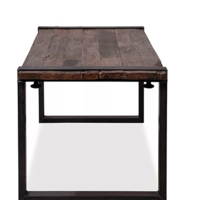 Table | Brown-black | Hardwood | Low | 220x80x76cm