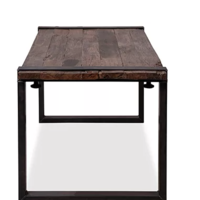 Tafel  | Bruin-zwart  | Hardhout | Laag |  220x80x76cm