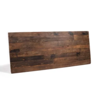 Tisch | Braun-Schwarz | Hartholz | Niedrig | 220x80x76cm