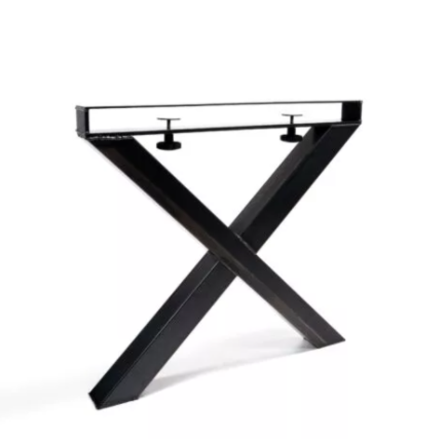 Tisch | Braun-Schwarz | Hartholz | Niedrig | 220x80x76cm