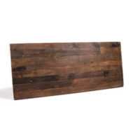 Table Brown-Black Hardwood High | 220x80x (h) 110cm