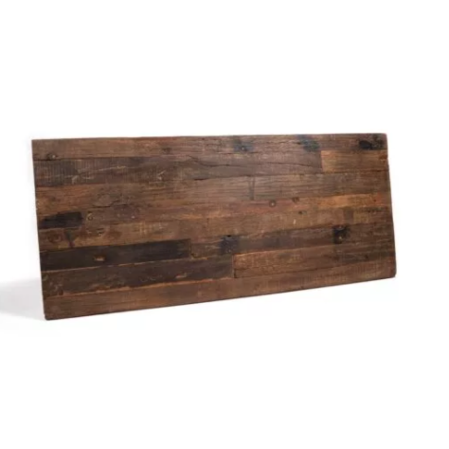 Table haute en bois dur marron-noir | 220x80x(h)110cm
