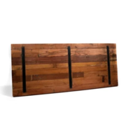 Table Brown-Black Hardwood High | 180x80x (h) 110cm