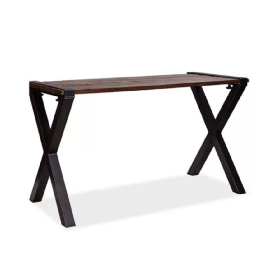 Table Brown-Black Hardwood High | 180x80x (h) 110cm