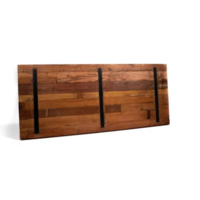 Table Brown-Black Hardwood High | 180x80x (h) 110cm