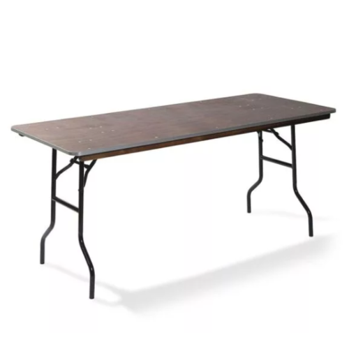  HorecaTraders Esstisch Holz Straight | 220x(h)76cm | Schwarzholz 