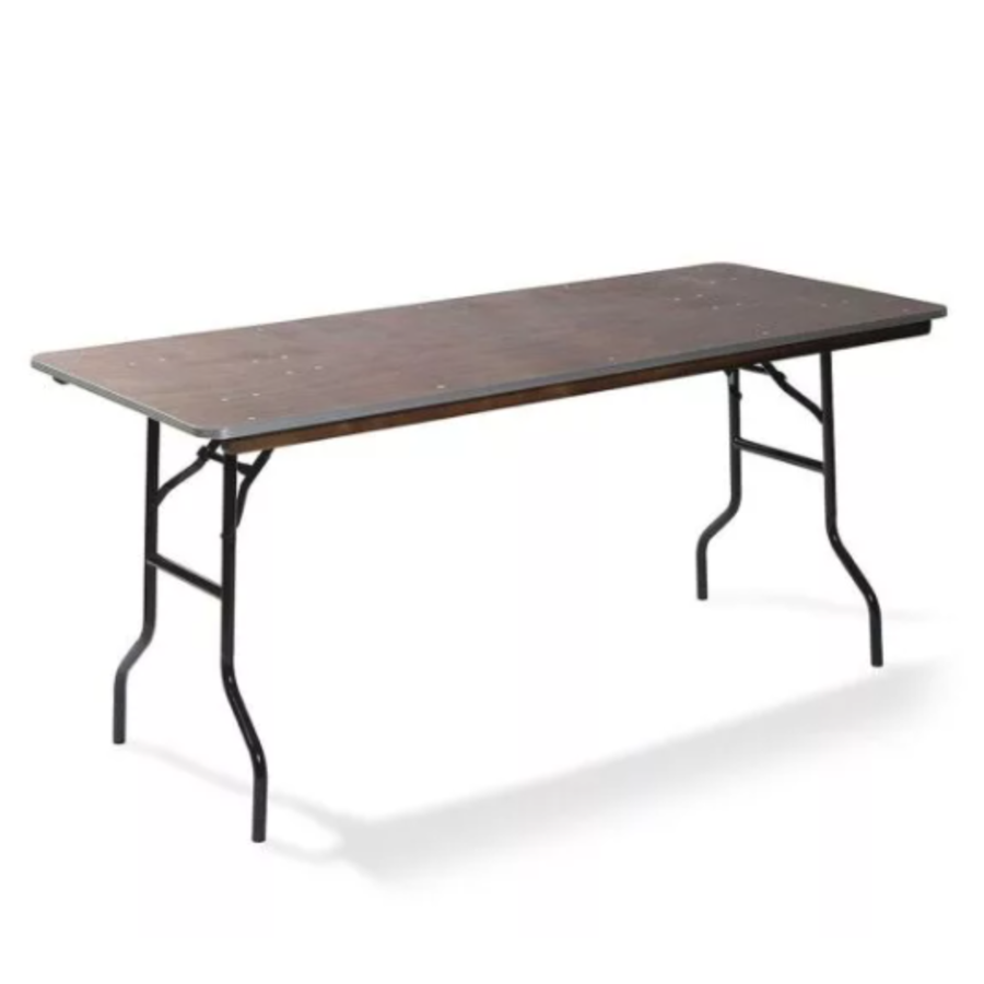 Table à manger en bois droite | 220x(h)76cm | Bois noir