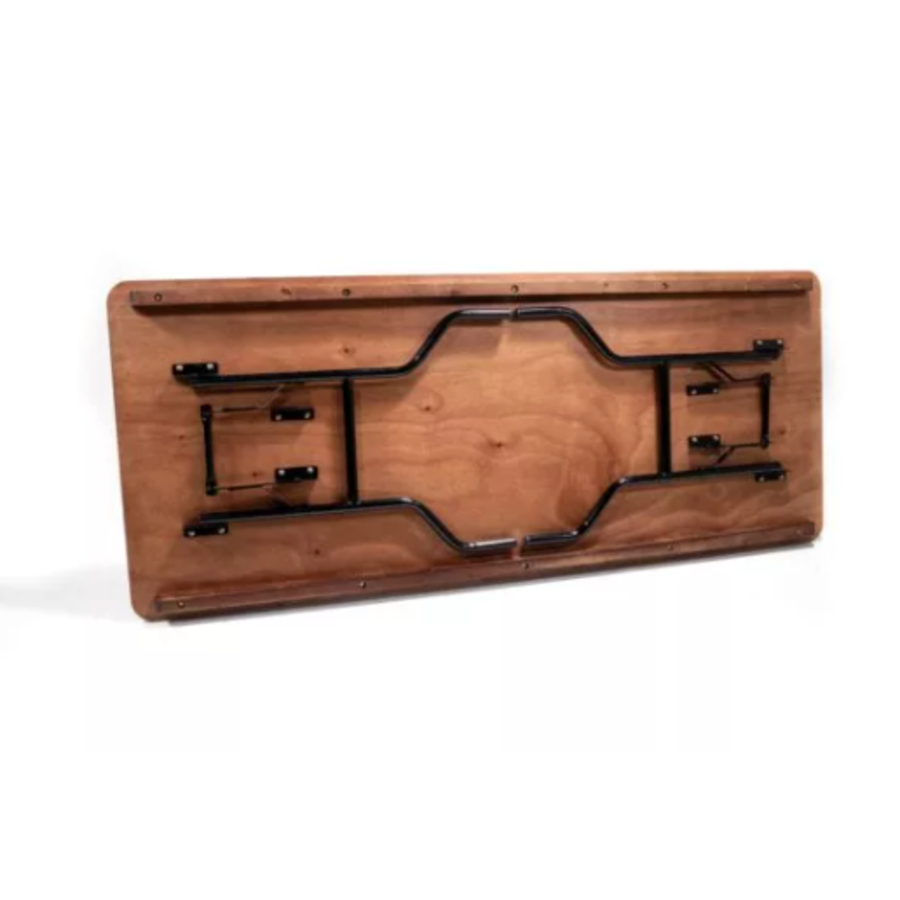 Table à manger en bois droite | 220x(h)76cm | Bois noir