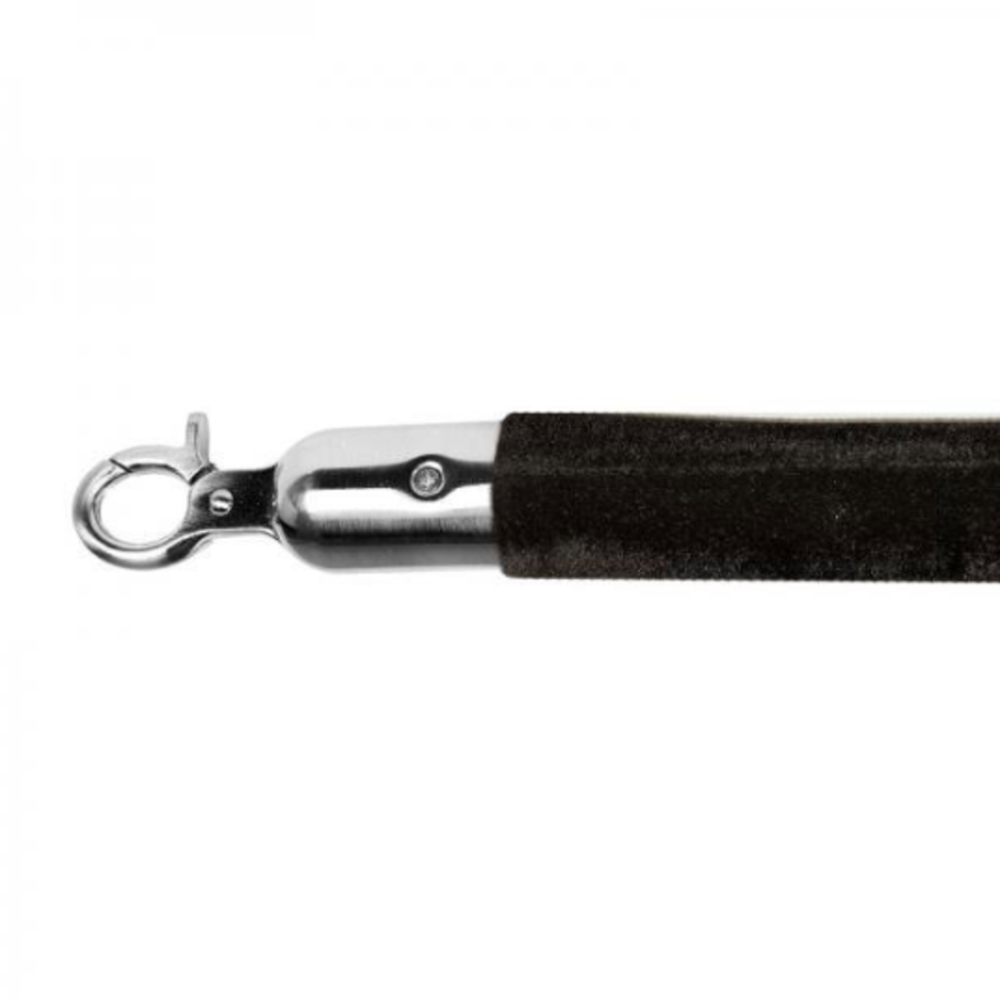 Corde de barrière | Acier inoxydable/Noir | 157 cm