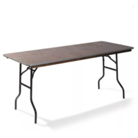 Dinner Table Wood Straight | 122x76x (h) 76cm | Black-Wood