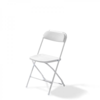 Folding chair | White | 43x45x (h) 80 cm