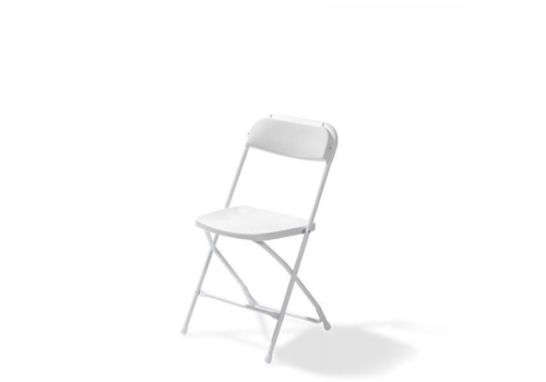  HorecaTraders Klappstuhl | Weiß | 43x45x(h)80 cm 