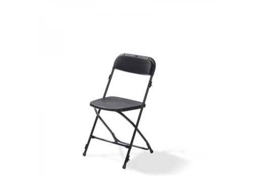  HorecaTraders Klappstuhl | Schwarz | 43x45x(h)80 cm 