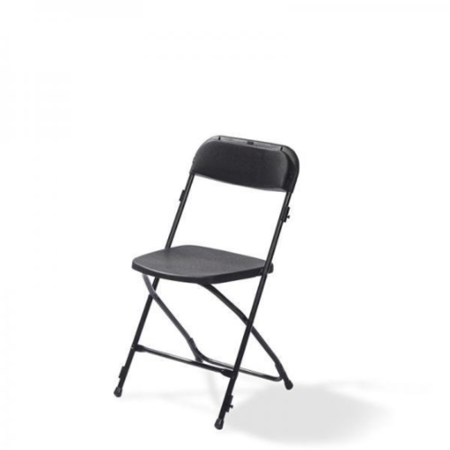  HorecaTraders Folding chair | Black | 43x45x (h) 80 cm 