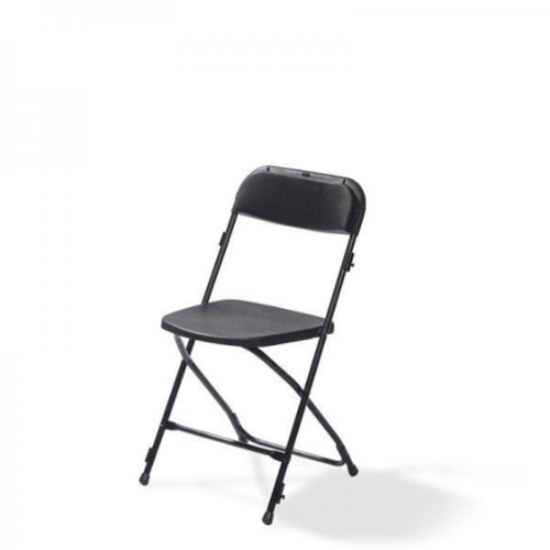  HorecaTraders Klappstuhl | Schwarz | 43x45x(h)80 cm 