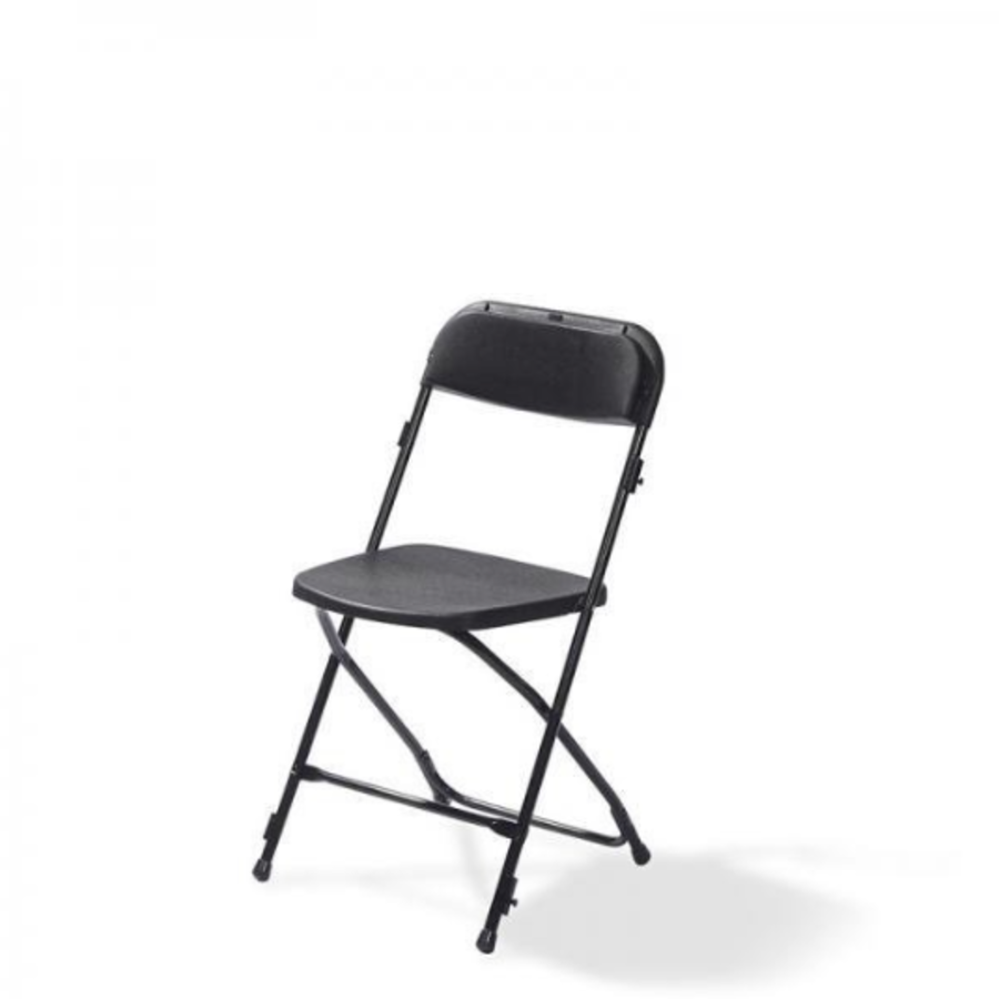 Folding chair | Black | 43x45x(h)80 cm
