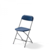 HorecaTraders Folding chair | Blue/ Gray | 43x45x (h) 80 cm