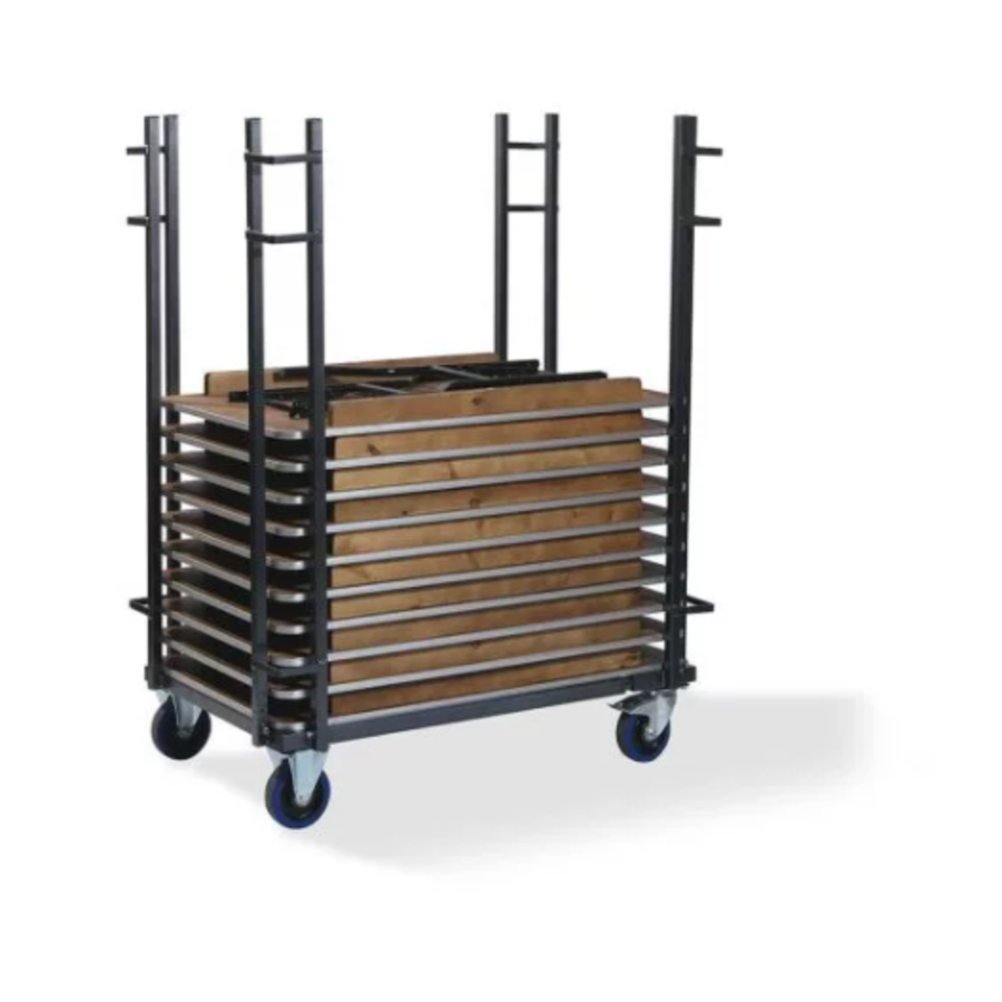 Chariot pour table à manger en bois droit | 126-208x84-100x168cm