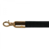 HorecaTraders Corde de barrière | Laiton/Noir | 157 cm