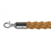 HorecaTraders Absperrseil | Chrom | Gold | 157 cm