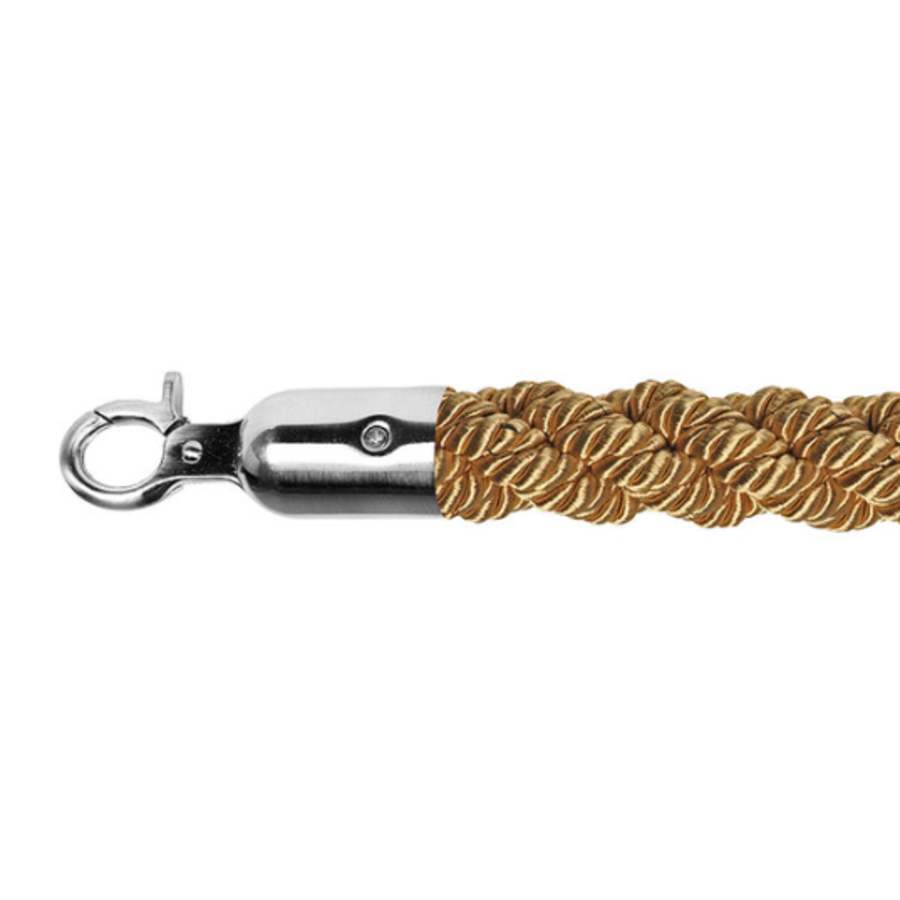 Corde de barrière | acier inoxydable | Or | 157 cm