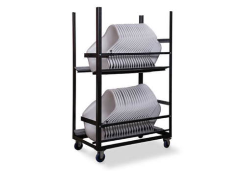  HorecaTraders Trolley Keeve Kuip Armleuning | 120x73,5x(h)195cm | Hamerslag 