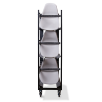 Chariot Keeve Shell sans accoudoir | 120,5x53,5x195cm | Coup de marteau
