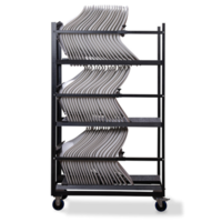 Trolley Keeve Shell Without Armrest | 120.5x53.5x195cm | Hammered