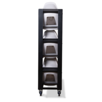 Chariot Keeve Shell sans accoudoir | 120,5x53,5x195cm | Coup de marteau